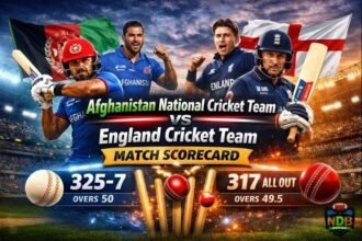 Afghanistan National Cricket Team vs England Cricket Team Match Scorecard