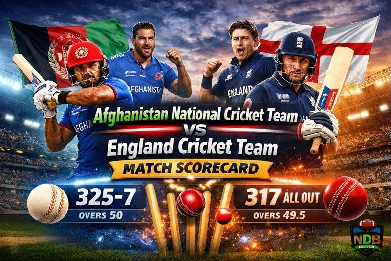 Afghanistan National Cricket Team vs England Cricket Team Match Scorecard