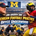 Jon Gruden Saw Michigan Football Practice Bryce Underwood.​