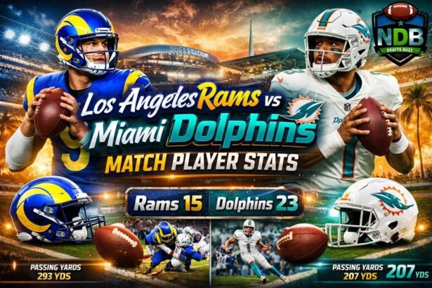 Los Angeles Rams vs Miami Dolphins Match Player Stats