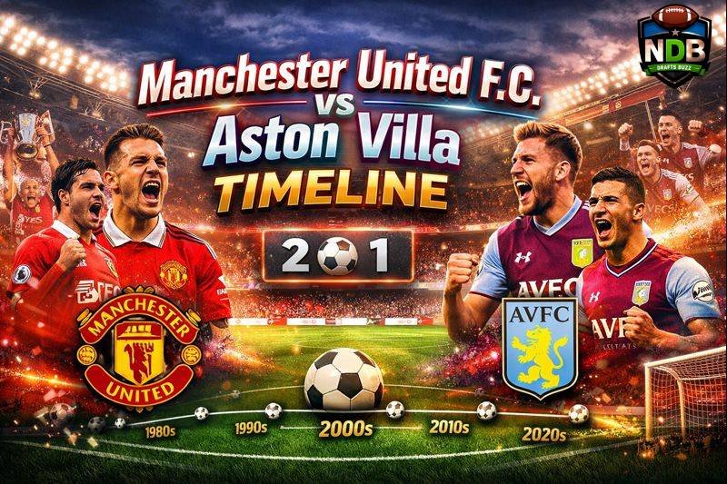 Manchester United f.c. vs Aston Villa Timeline