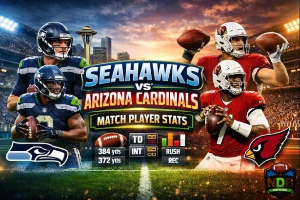 Seahawks vs Arizona Cardinals Match Player Stats