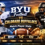 BYU Football vs Colorado Buffaloes Football Match Player Stats