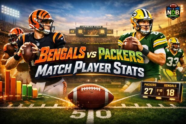 Bengals vs Green Bay Packers Match Player Stats