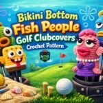 Bikini Bottom Fish People Golf Clubcovers Crochet Pattern