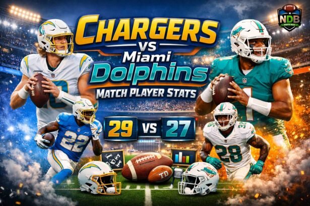 Chargers vs Miami Dolphins Match Player Stats