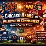Chicago Bears vs Washington Commanders Match Player Stats