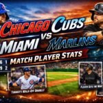 Chicago Cubs vs Miami Marlins Match Player Stats