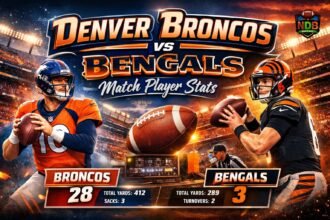 Denver Broncos vs Bengals Match Player Stats