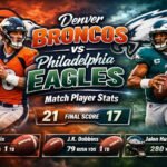 Denver Broncos vs Philadelphia Eagles Match Player Stats