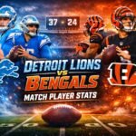 Detroit Lions vs Bengals Match Player Stats