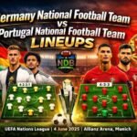 Germany National Football Team vs Portugal National Football Team Lineups