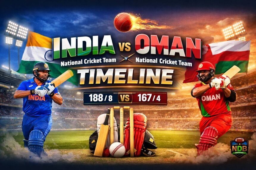 India National Cricket Team vs Oman National Cricket Team Timeline