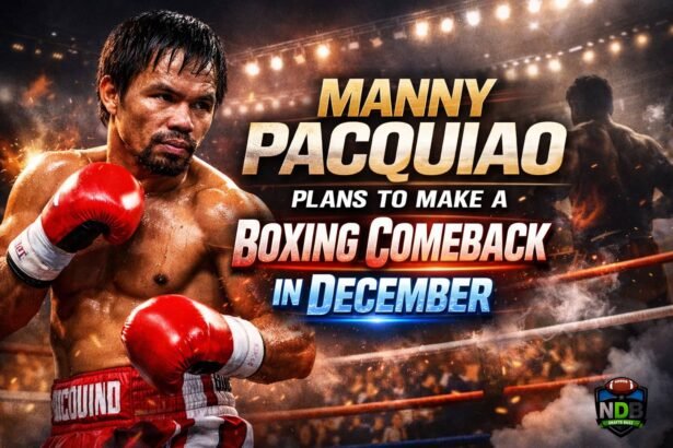 Manny Pacquiao Plans to Make a Boxing Comeback in December​