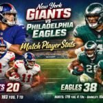 New York Giants vs Philadelphia Eagles Match Player Stats