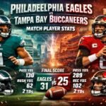 Philadelphia Eagles vs Tampa Bay Buccaneers Match Player Stats