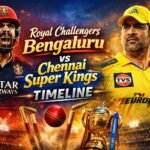 Royal Challengers Bengaluru vs Chennai Super Kings Timeline