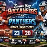 Tampa Bay Buccaneers vs Carolina Panthers Match Player Stats