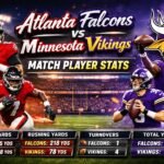 Atlanta Falcons vs Minnesota Vikings Match Player Stats