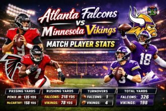 Atlanta Falcons vs Minnesota Vikings Match Player Stats