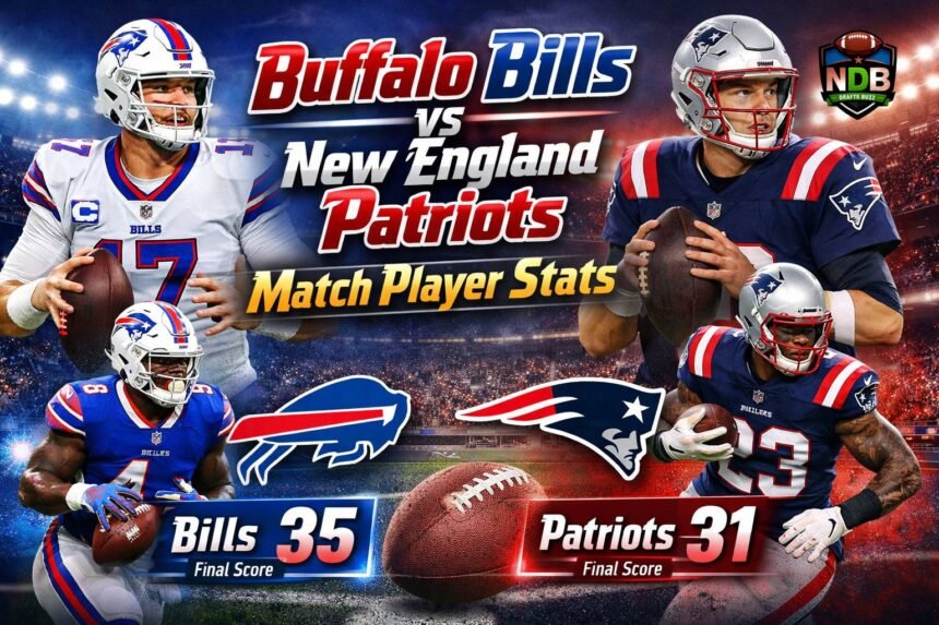 Buffalo Bills vs New England Patriots Match Player Stats
