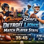Chicago Bears vs Detroit Lions Match Player Stats