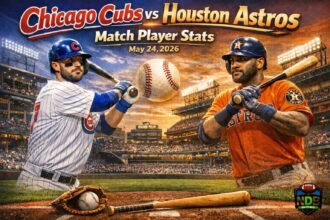 Chicago Cubs vs Houston Astros Match Player Stats