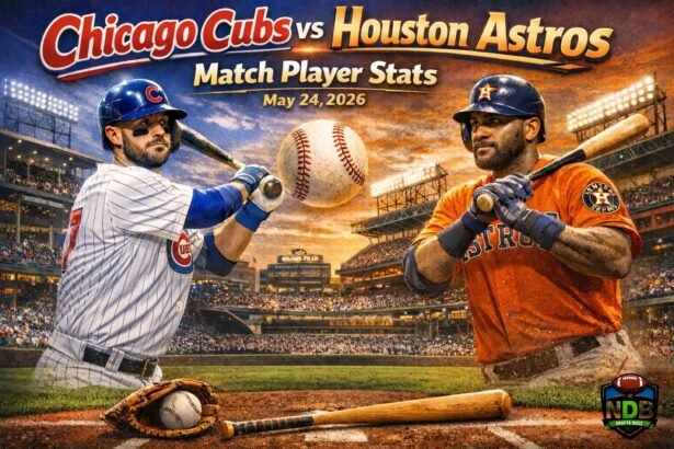 Chicago Cubs vs Houston Astros Match Player Stats