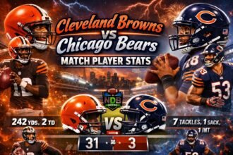 Cleveland Browns vs Chicago Bears Match Player Stats
