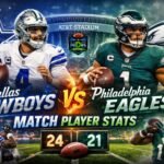 Dallas Cowboys vs Philadelphia Eagles Match Player Stats
