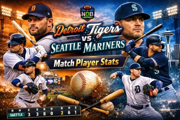 Detroit Tigers vs Seattle Mariners Match Player Stats