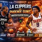 La Clippers vs Phoenix Suns Match Player Stats