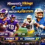 Minnesota Vikings vs Chargers Match Player Stats