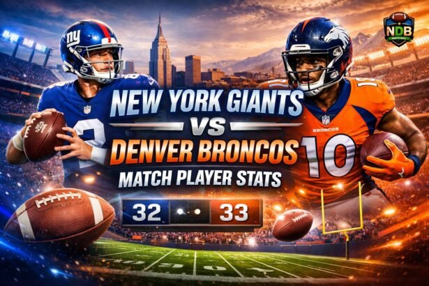 New York Giants vs Denver Broncos Match Player Stats