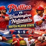 Phillies vs Washington Nationals Match Player Stats