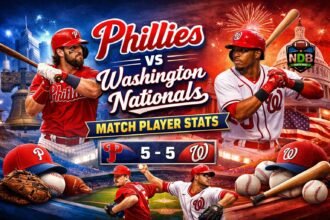 Phillies vs Washington Nationals Match Player Stats