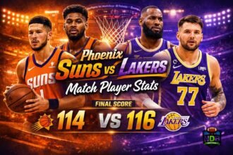 Phoenix Suns vs Lakers Match Player Stats