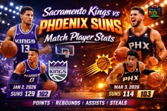 Sacramento Kings vs Phoenix Suns Match Player Stats