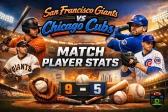 San Francisco Giants vs Chicago Cubs Match Player Stats