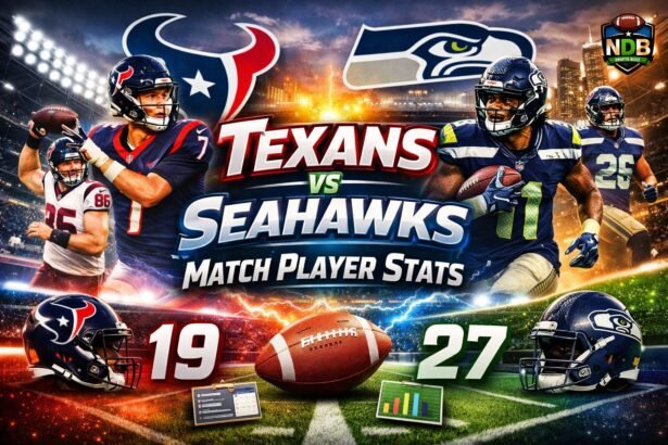 Texans vs Seahawks Match Player Stats