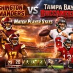 Washington Commanders vs Tampa Bay Buccaneers Match Player Stats