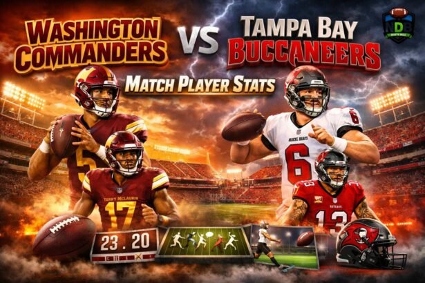 Washington Commanders vs Tampa Bay Buccaneers Match Player Stats