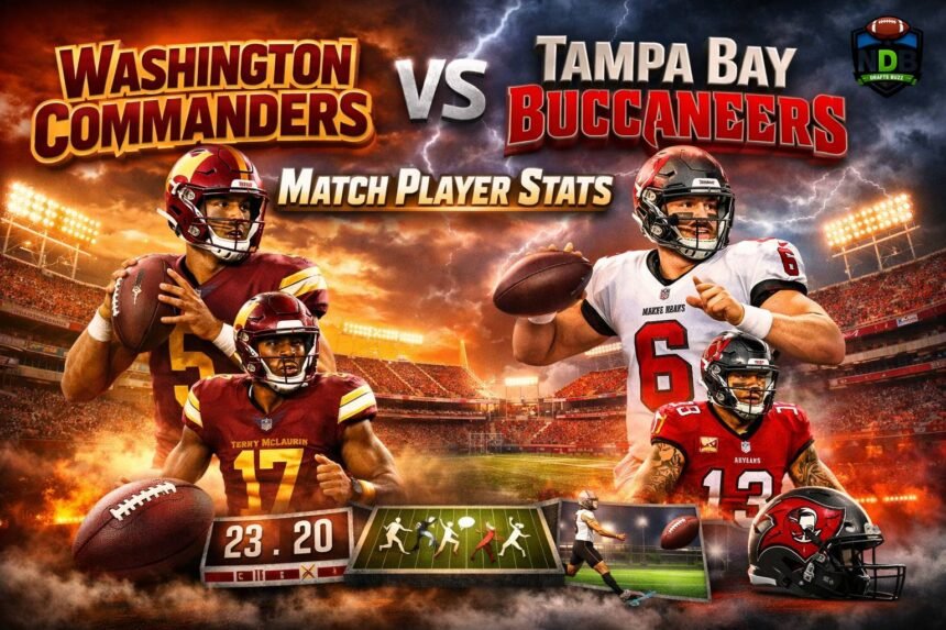 Washington Commanders vs Tampa Bay Buccaneers Match Player Stats